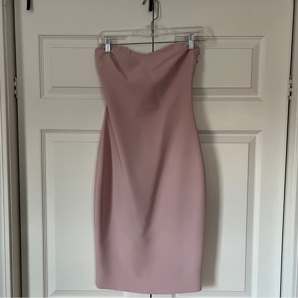 LIKELY Mauve Strapless Dress